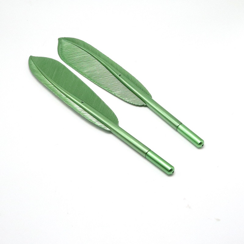 Plastic Feather Shape Ballpoint Pen