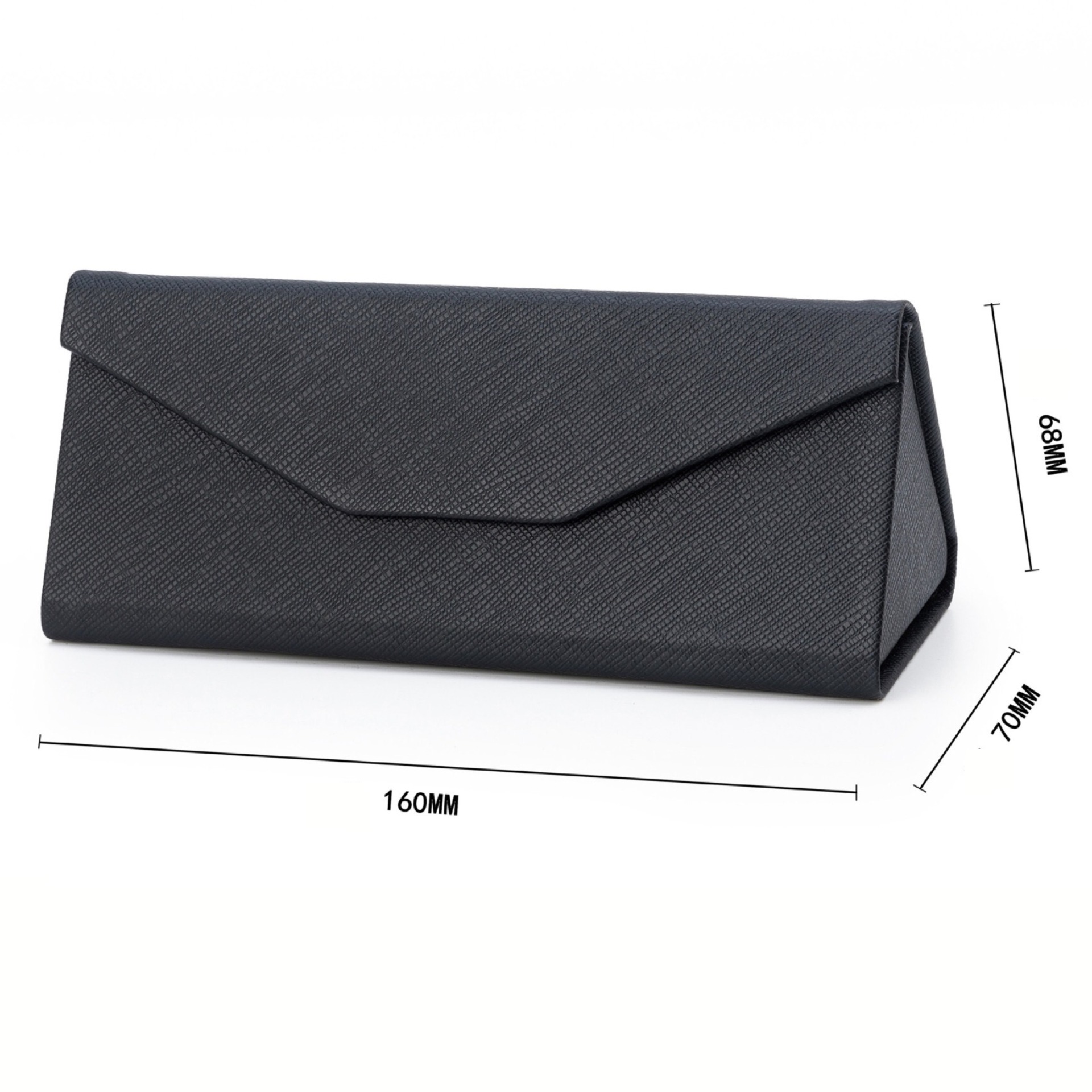 Multicolor Foldable Portable Triangular Glasses Case Sunglasses Box