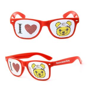 Pinhole Sticker Sunglasses