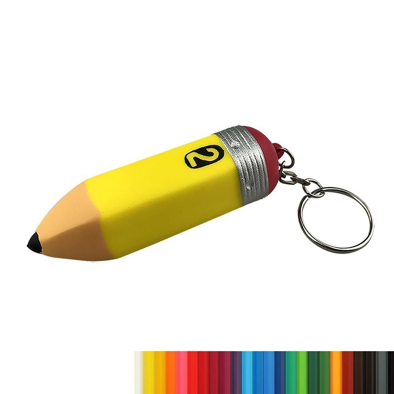 Pencils Stress Ball With Key Chain