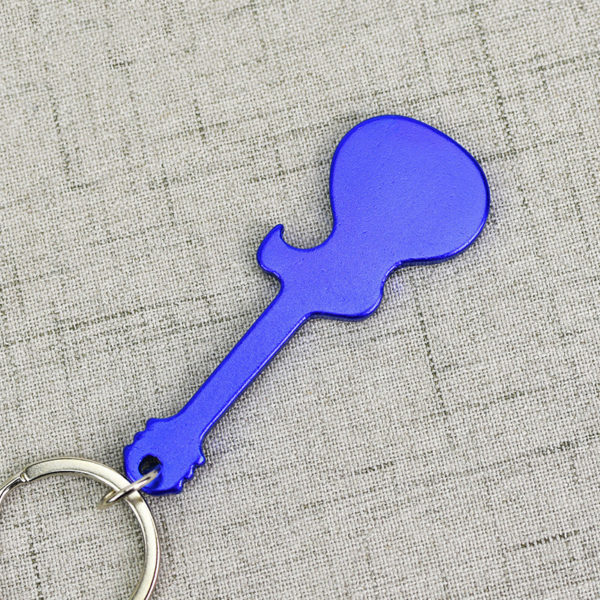 Guitar Bottle Opener with Keychain