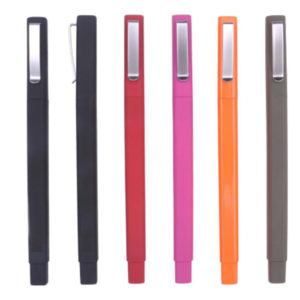 Rubberized Square Ballpoint Pen