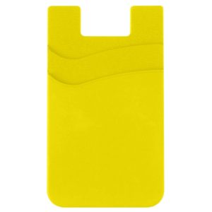 Dual Pocket Silicone Phone Wallet Moblie Card Holder