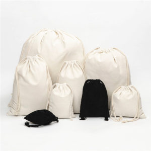 Canvas Drawstring Pouch