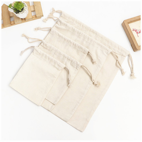Canvas Drawstring Pouch