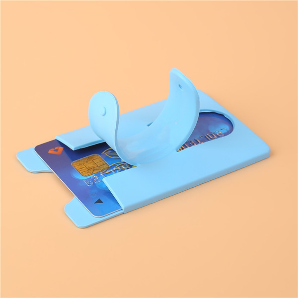 Silicone Phone Wallet Moblie Card Holder With Stand