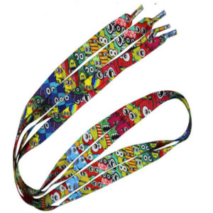 Dye-Sublimated Waffle Weave Shoelaces