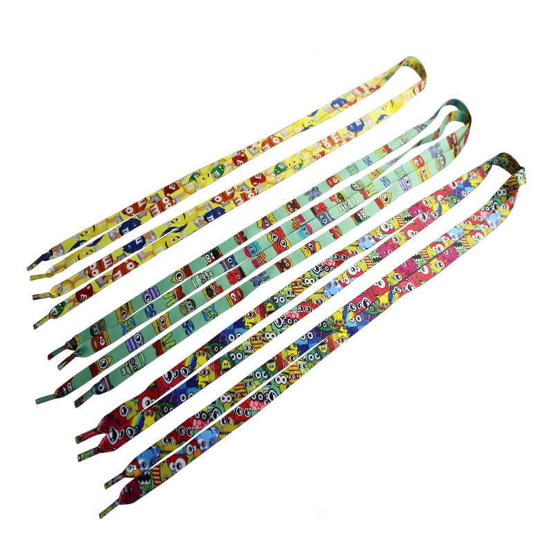 Dye-Sublimated Waffle Weave Shoelaces