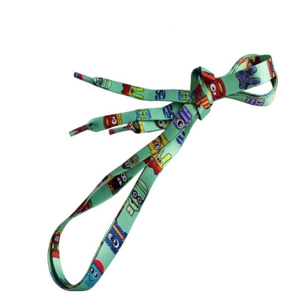 Dye-Sublimated Waffle Weave Shoelaces