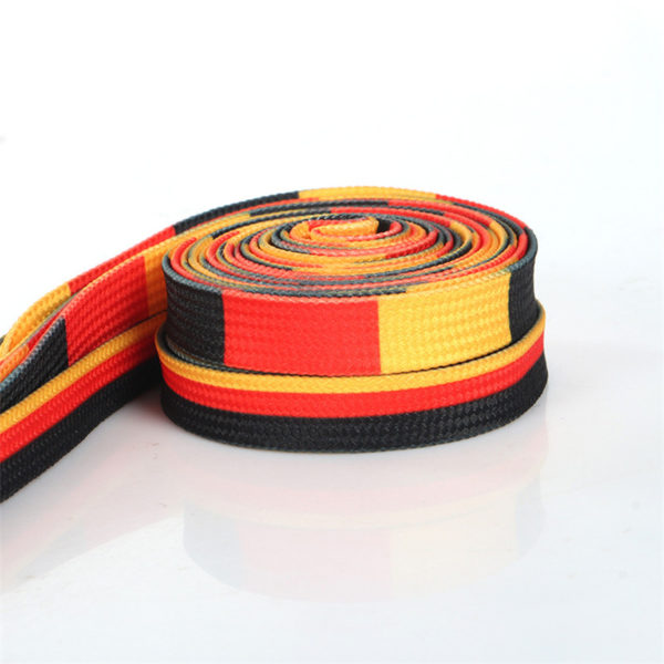 Dye-Sublimated Waffle Weave Shoelaces