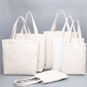 Natural Color Cotton Canvas Tote Bag