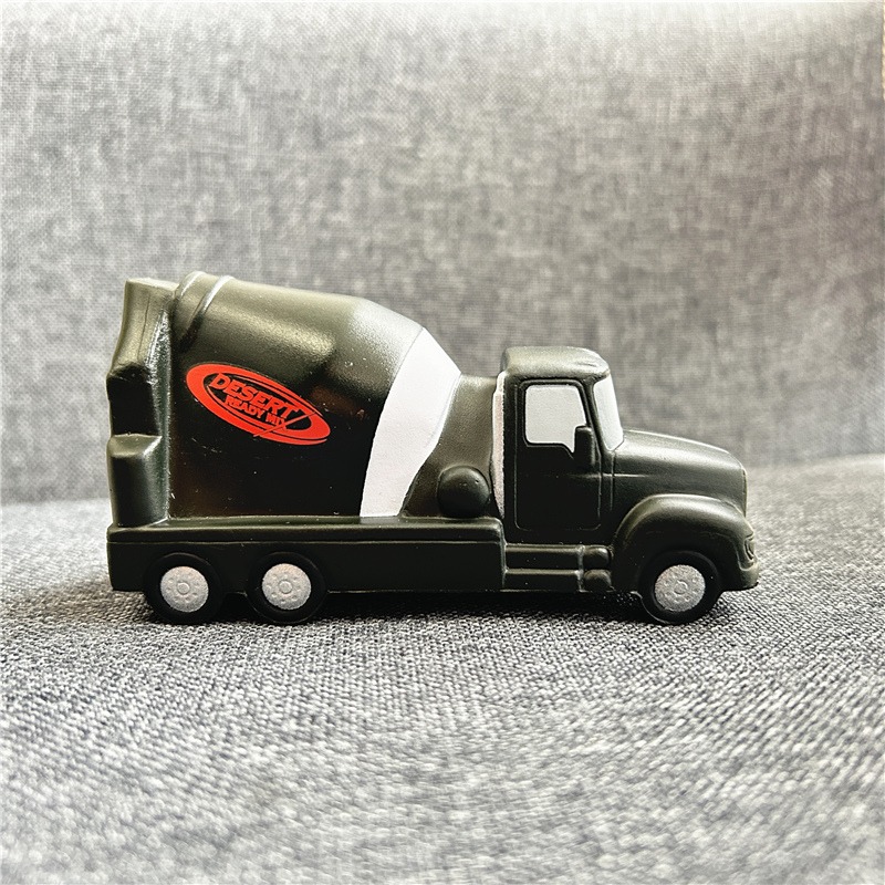 Foam Cement Mixer Truck Shape Stress Ball
