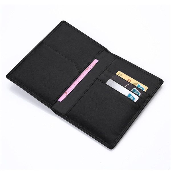 Genuine Leather Passport Wallet With Card Slots