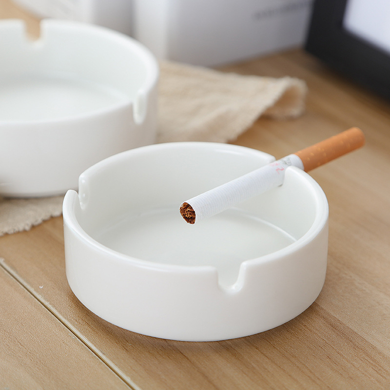 4 inches Round Ceramic Ashtray