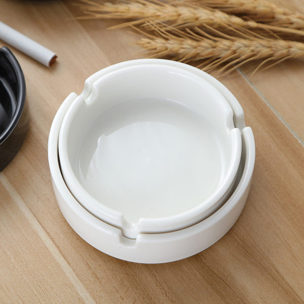 4 inches Round Ceramic Ashtray