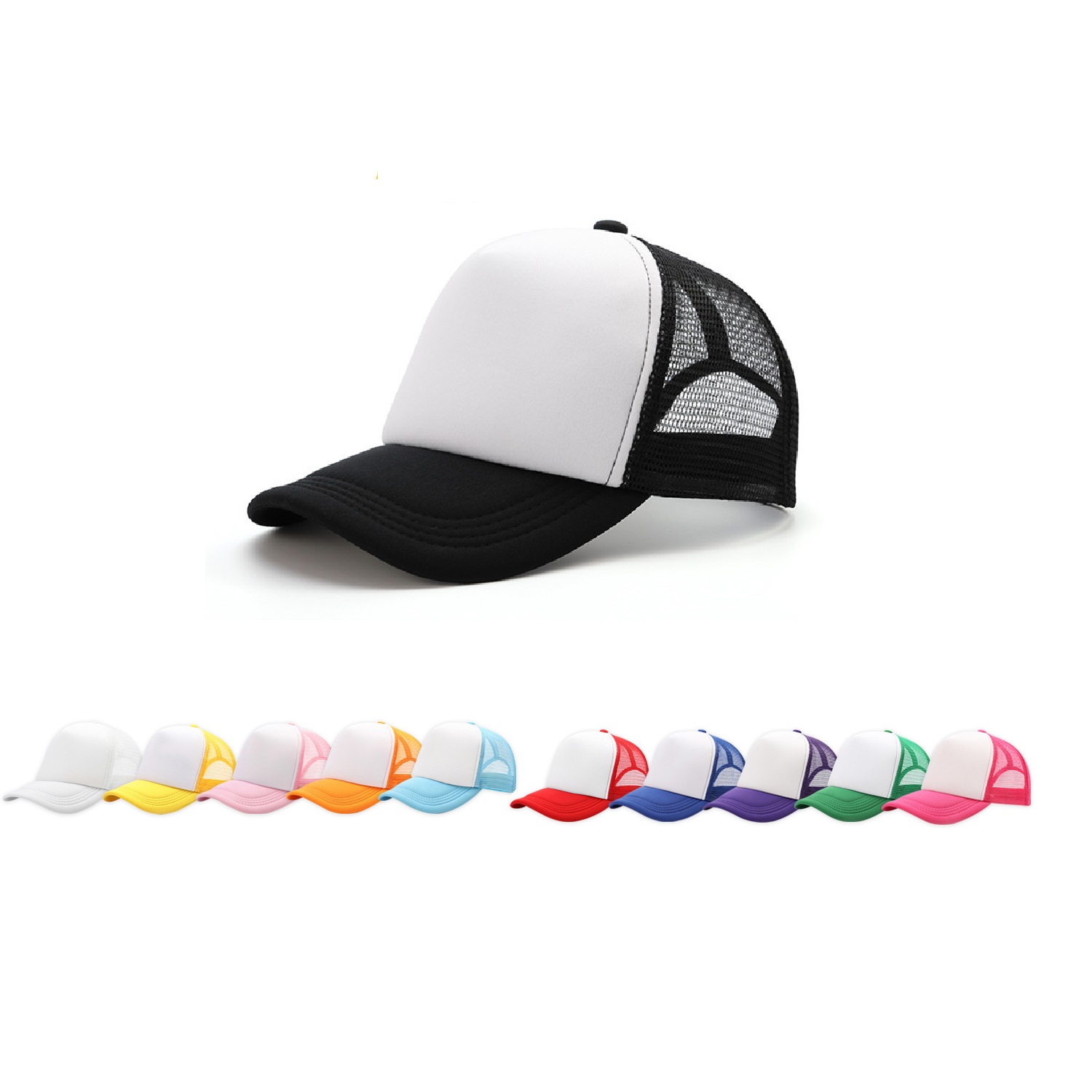 Sublimated Trucker Hat with Mesh Back SAGE