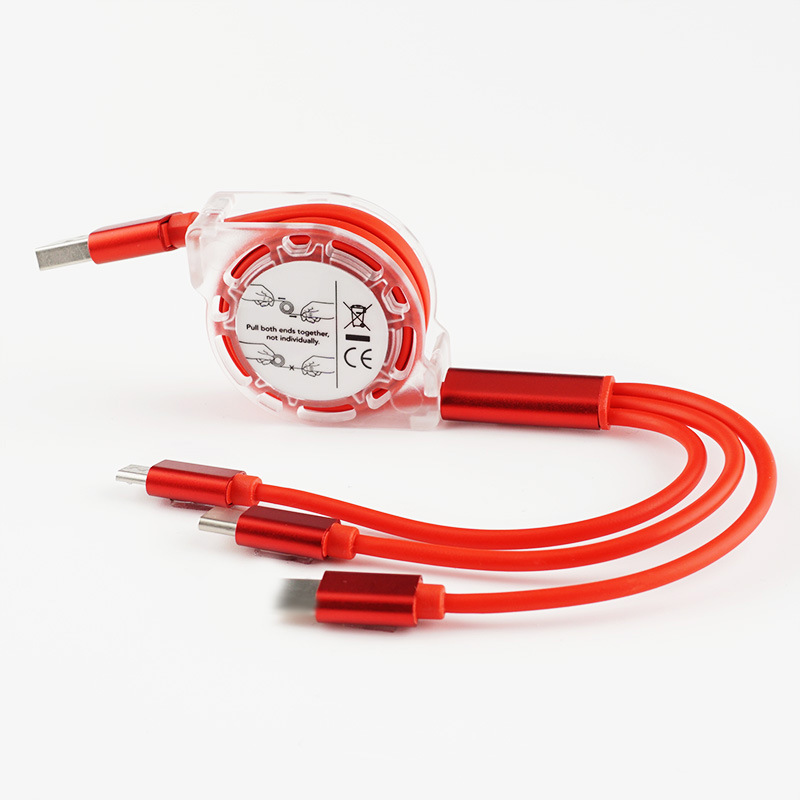 3-in-1 Retractable Charging Cable
