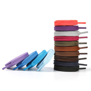 Flat Shoelaces with Imprint