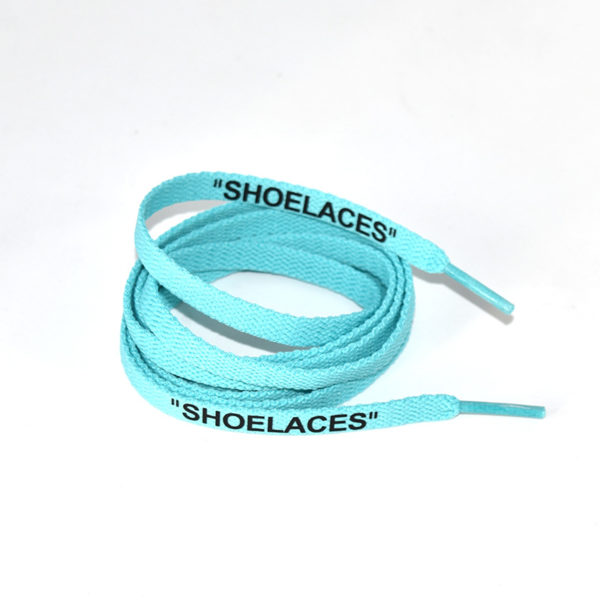 Flat Shoelaces with Imprint