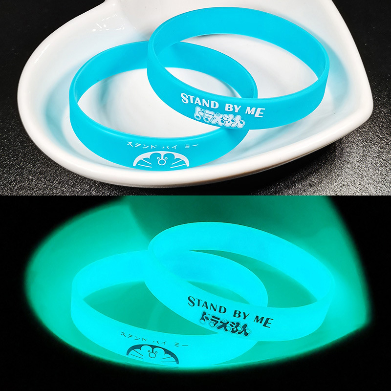 Luminous Silicone Wristbands With Logo