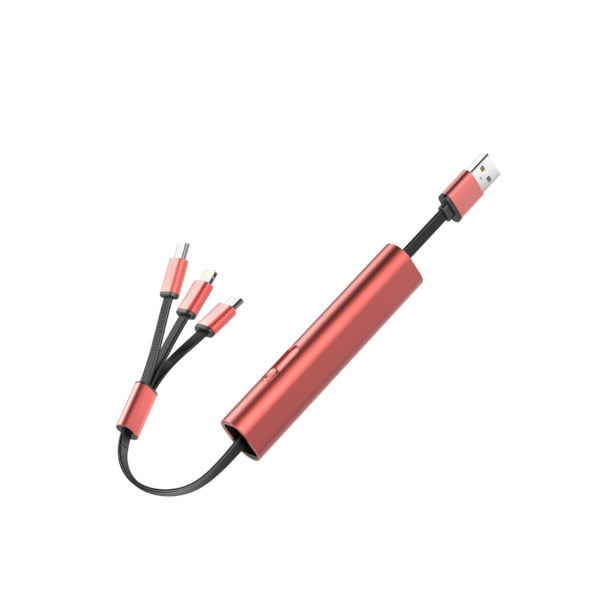 Aluminum 3-in-1 Charging Cable