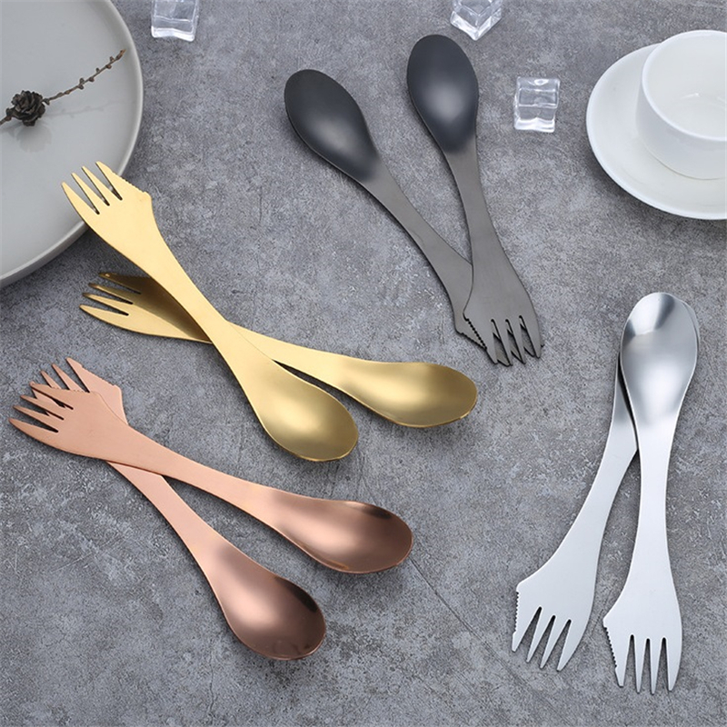 Multi-functional Stainless Steel 3 in 1 Sporks