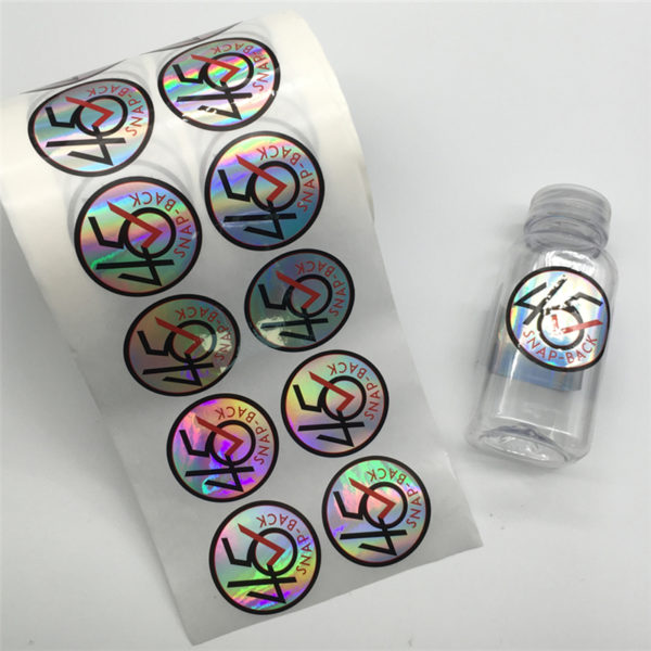 Custom Laser Iridescent Security Label Hologram Sticker