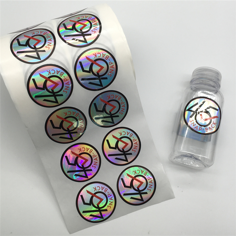 Custom Laser Iridescent Security Label Hologram Sticker