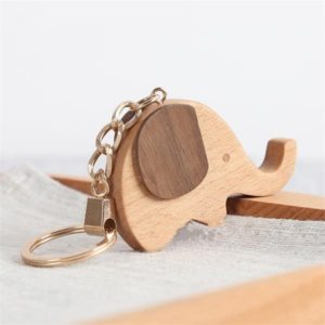 Elephant Shaped Phone Stand Pendant Keychain