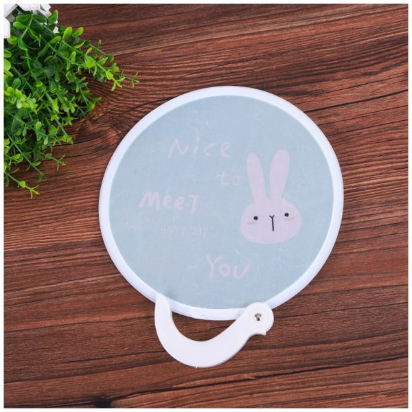 7 inches Round Foldable Nylon Fan with Handle