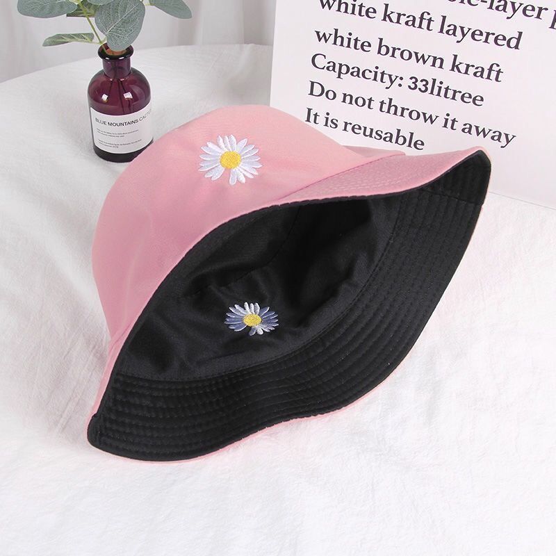 Cotton Embroidered Fisherman Cap Sunshade Sunscreen