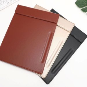 Magnetic File Writing Pad A4 Business PU Leather