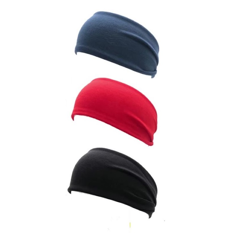 Solid Color Sweat-Absorbing Running Headband Bandana