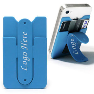 Silicone Phone Stand with Card Holder