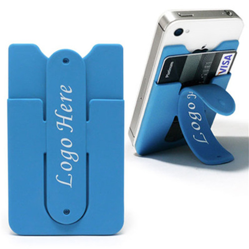 Silicone Phone Stand with Card Holder