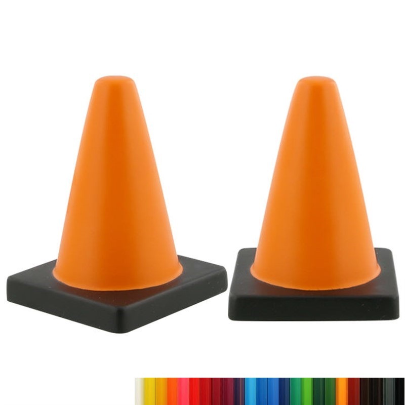 Foam Traffic Cone Stress Ball with Your Logo