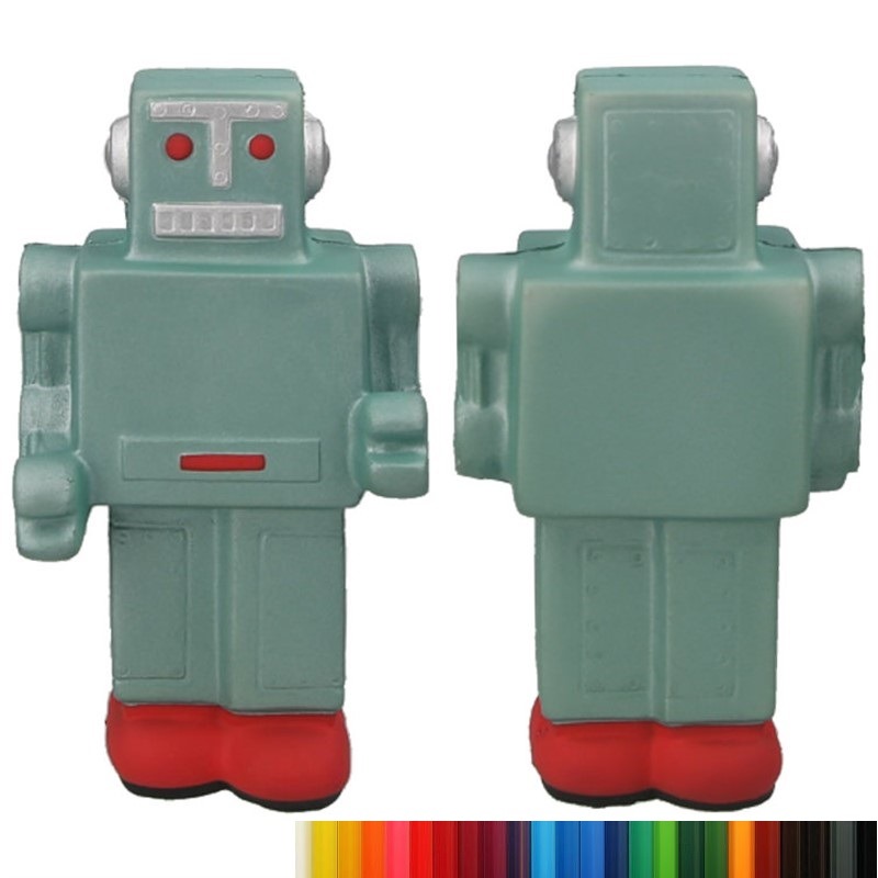 Foam Vintage Robot Stress Ball with Your Logo