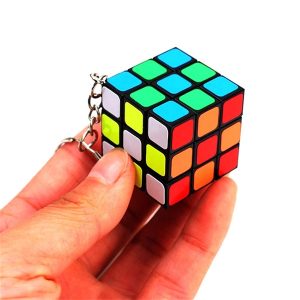 Professional Puzzle Cube With Keychain