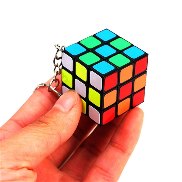 Professional Puzzle Cube With Keychain