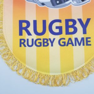 Single-Sided Banner Pennant Flag w Digital Print