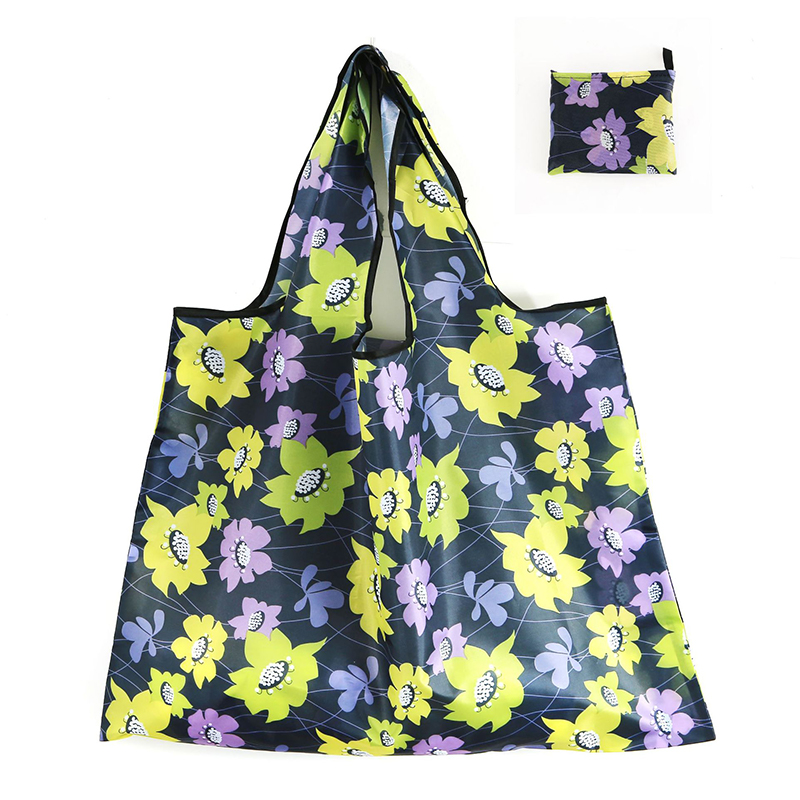 210D Oxford Fabric Collapsible Shopping Bag