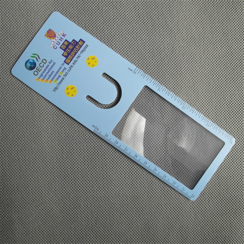 Clear PVC Bookmark Magnifier