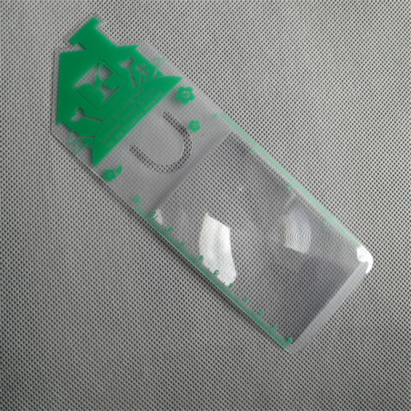 Clear PVC Bookmark Magnifier