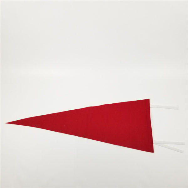 Flock Printed Felt Pennant
