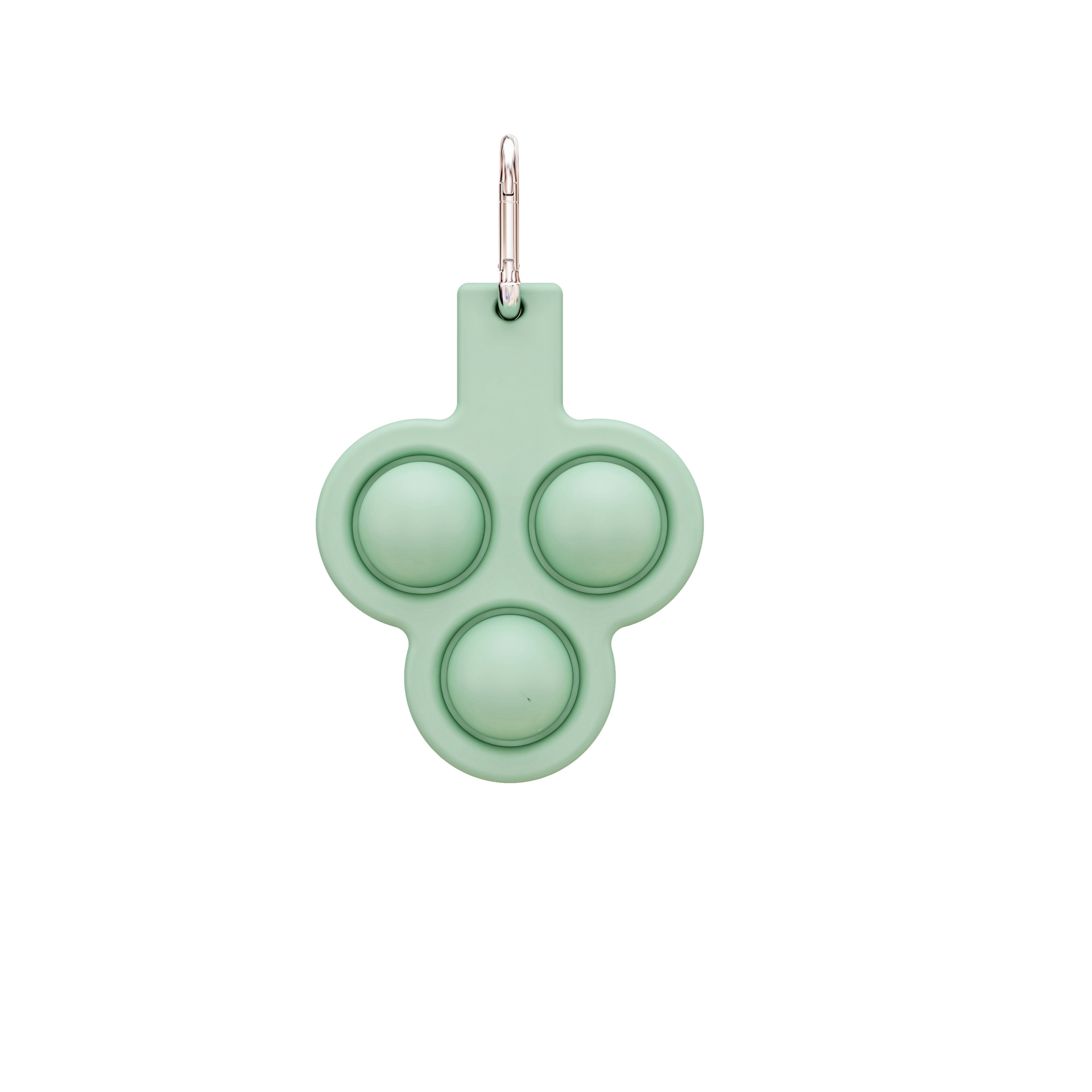 Clover Push Pop Bubble Keychain