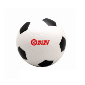 Soccer-Ball shaped Stress Ball w Custom Logo