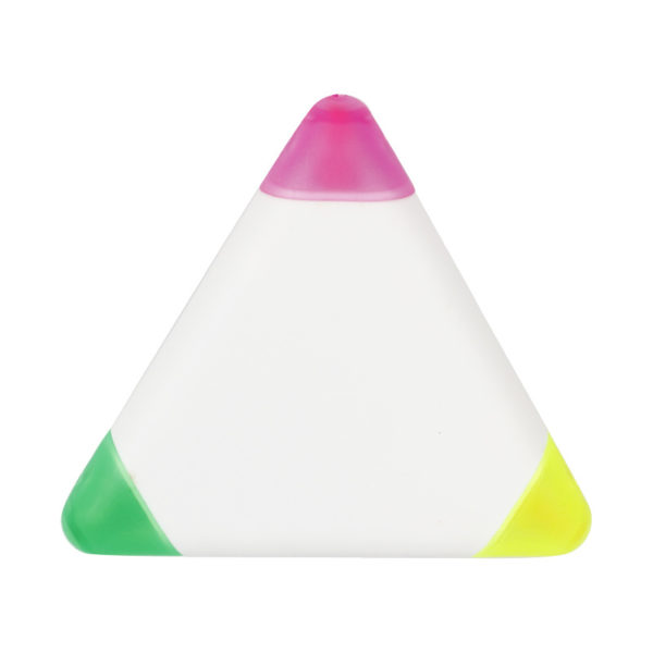 3-in-1 Translucent Triangle Highlighter with Colored Tips