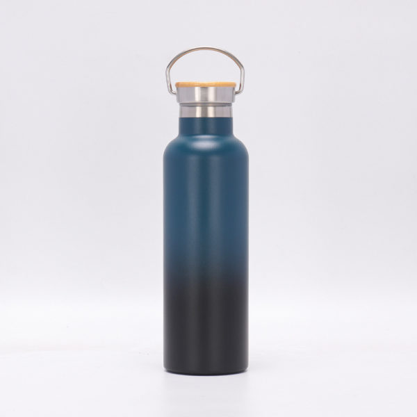 25 oz. Stainless Steel Water Bottles w Bamboo Cover