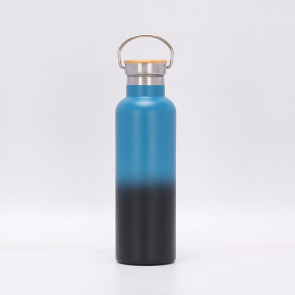 25 oz. Stainless Steel Water Bottles w Bamboo Cover