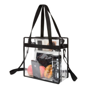 Clear PVC Tote Bag with Shoulder Strap